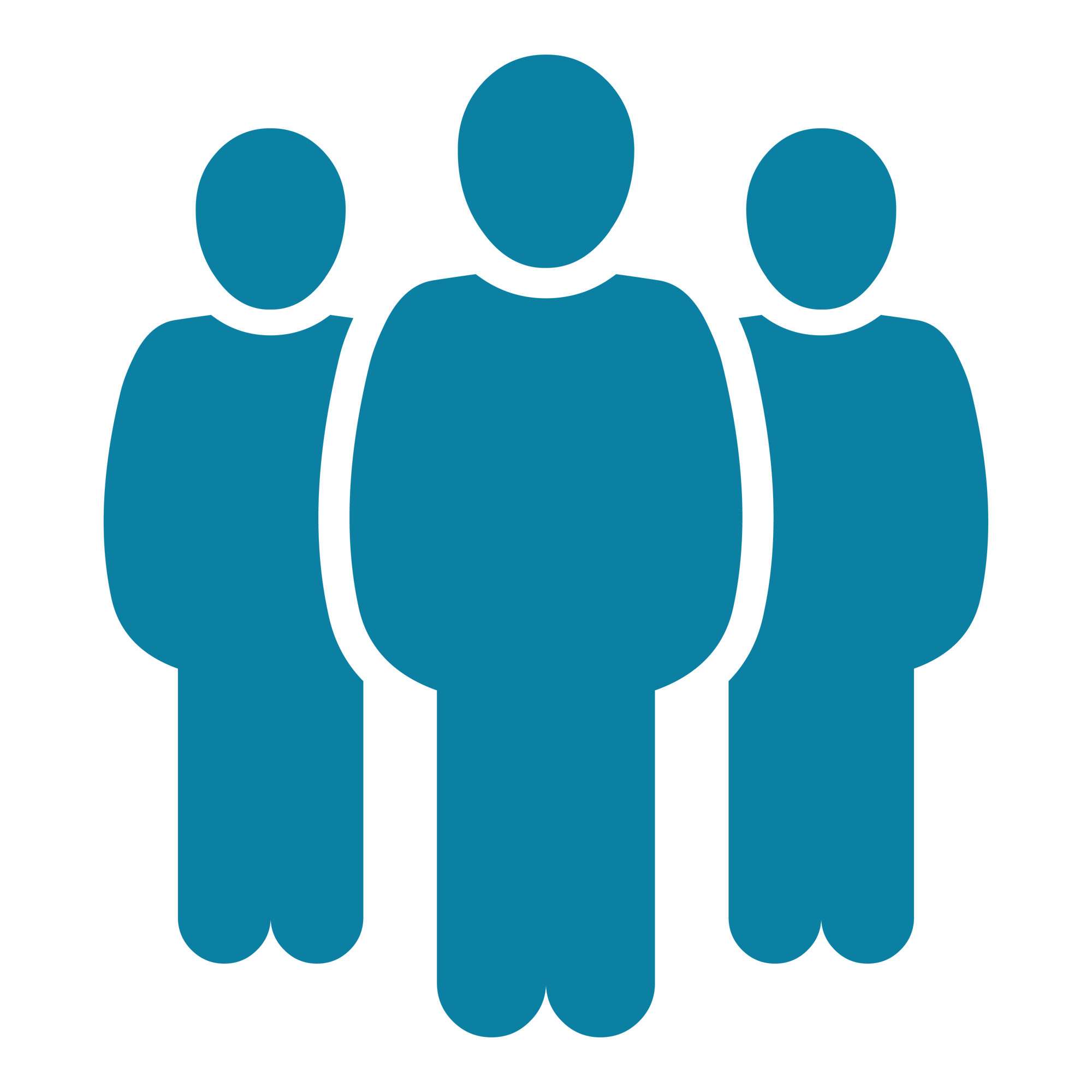 Icons - Engineering Service - IET - People - Brand Blue