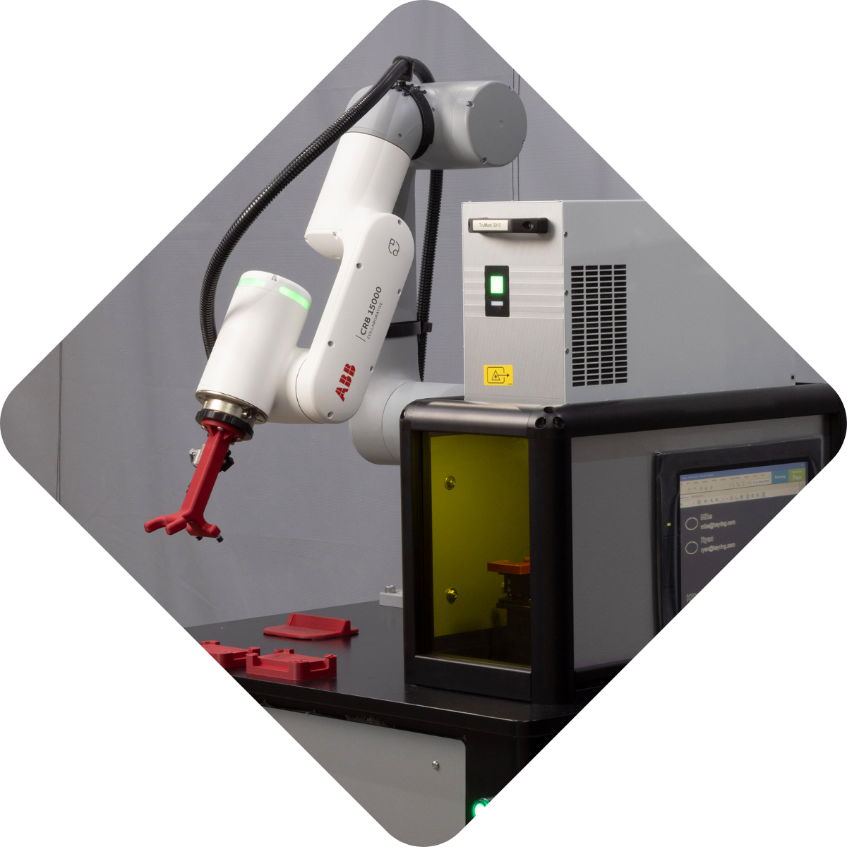 Robotic Display Cell - Andrews Cooper - ABB Keyence TRUMPF